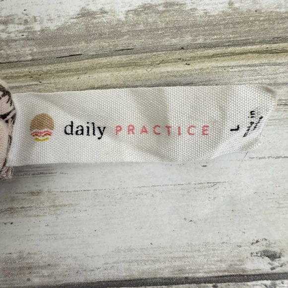 Anthropologie Daily Practice Mollie Tunic Floral Dress Boho Peasant Sleeve Large - Picture 9 of 16